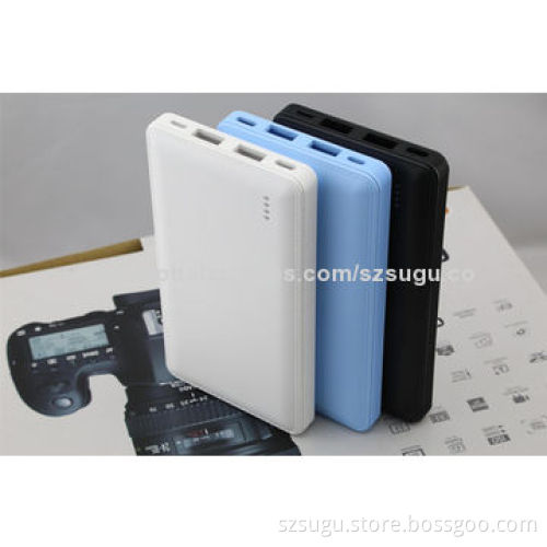 Factory OEM 10,000mAh power banks with two USB ports